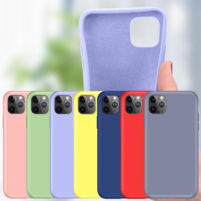 China Luxury Shockproof Candy Color New Arrival Liquid Silicone Cover Phone Case For Iphone 13 Pro Max Hot Selling Shockproof Phone Case for sale