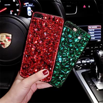 China New Eco-friendly Luxury Crystal Cell Phone Case For iphone 12 pro fashion maximum style Diamond Rhinestone Cases For Mobile for sale