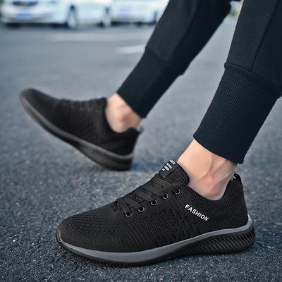 China Wholesale Men's Breathable Large Size Men's Sports Mesh Sports Casual Shoes Travel White Shoes Fashion Trend Mesh Shoes for sale