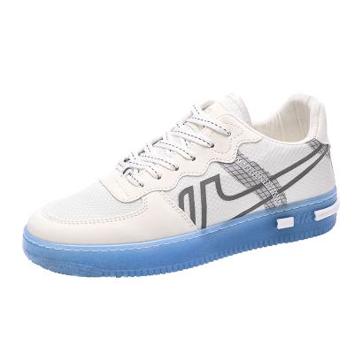 China 2021 New Air One AJ Fashion Trend Amazon Wholesale Bone White Ice Blue Mens Breathable Sports Shoes for sale