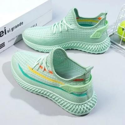 China Slip 2022 wholesale cheap amazon women ladies old man casual sports walking straight increasing running shoes for sale