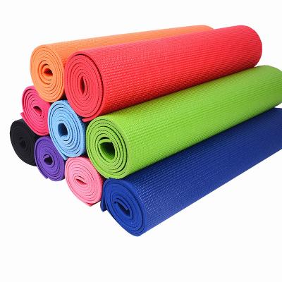 China 8mm customized logo pvc fitness yoga mats gym mat 3mm 4mm 6mm pvc yoga soprts gym wholesale fitness yoga mats for sale