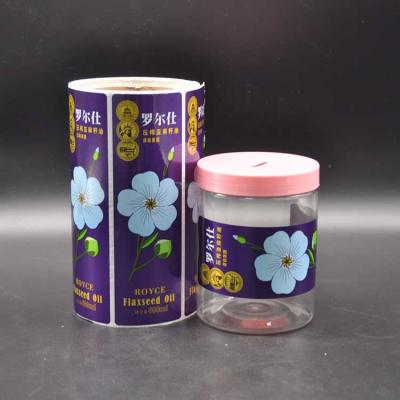 China Waterproof Honey Jar Functional Packaging Labels Bottle Seal Custom Self Adhesive Labels Roll Waterproof Printing Paper Logo Stickers for sale