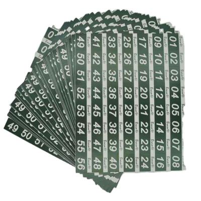 China Feature High Quality Cheap Price Dialing Serial Number Label Asset Custom Logo Barcode For Express Waterproof Label for sale