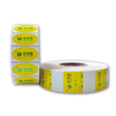 China Waterproof Custom Logo Label Sticker Printing, Circle Round Roll Roll Plastic Paper Waterproof Synthetic Cosmetics Packaging Bottle Labels for sale