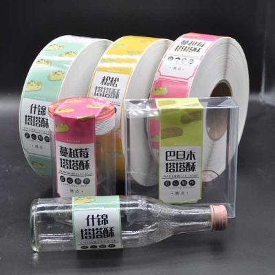 China Waterproof Custom Mink Eyelashes Cosmetics Cream Bottle Cookie Candy Bakery Food Packaging Lip Gloss Tubes Labels Stickers for sale