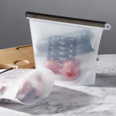 China Wholesale Fruit 1500ML Silicone Sustainable Vegetable Airtight Freezer Seal Fresh Reusable Bag for sale