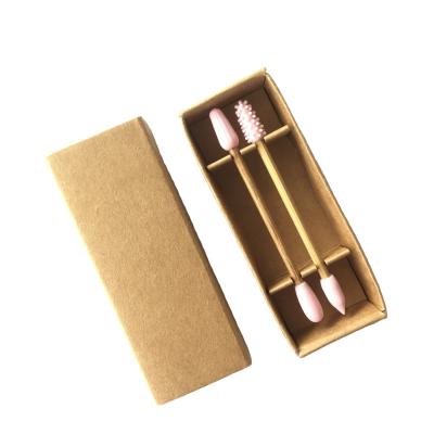 China New Style Reusable 100% Natural Bamboo Product Reusable Silicone Cotton Swab Buds For Makeup And Cleaning for sale