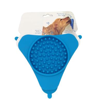 China Durable Portable Silicone Dog Lick Pad Cup Bowl Transfer Dish With Fixed Suction For Slow Dog Driver for sale