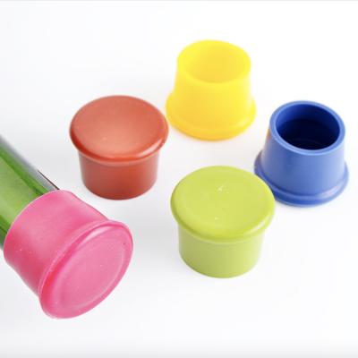 China Non Spill Factory Wholesale Custom Logo Silicone Wine Stopper For Promotion for sale