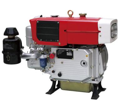 China ECUASINO FOUR STROKE DIESEL ENGINE Single Cylinder Water Cooled Diesel Engine ECUA195N 12HP Diesel Engine for sale