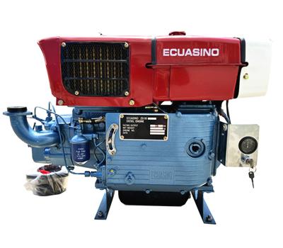 China ECUASINO DIESEL ENGINE 1100NM Single Cylinder 15HP Water Cooled Engine Electric Diesel Engine ECUA1100NM Start for sale