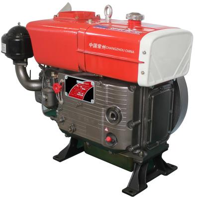 China ECUASINO FOUR STROKE DIESEL ENGINE Single Cylinder Water Cooled Diesel Engine ECUA195N-E (12HP) Diesel Engine for sale