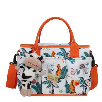 China New mummy bag waterproof portable single shoulder cross-body bag mother's bag and multi-functional infant, stroller baby hanging bag for sale