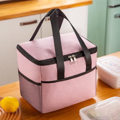 China Picnic Insulation Bag Lunch Box Handbag Bento With Meal Aluminum Foil Thickened Waterproof Lunch Box Bag In Office And School for sale