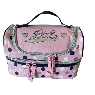 China Fashion Customized Large Capacity Outdoor Portable Insulated Bento Bag Picnic Bag Folding Protective Insulated Cold Shopping Basket for sale