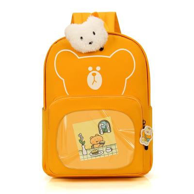 China OEM Travel Waterproof Kids Backpack Small Kindergarten Bookbag , Large Space School Cute 3D Cartoon Bear Waterproof Backpacks for sale