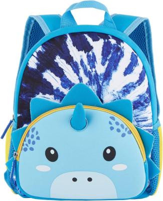 China OEM Custom Waterproof Preschool Type Backpack, 3D Cute Cartoon Neoprene Picnic Europe Animal School Bag For Kids for sale