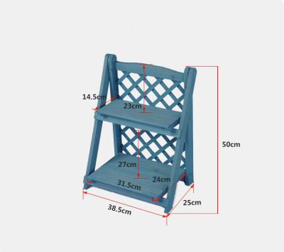 China Europe Stan Europe Fold Free Installation Shelf Antique Wood Ladder Factory for sale