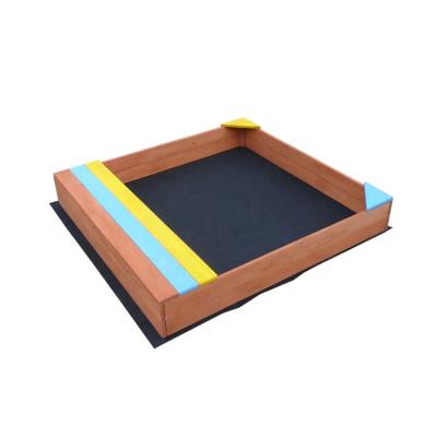 China Kids Fun Toys Sandbox Kids Outdoor Wooden Playground For Children for sale