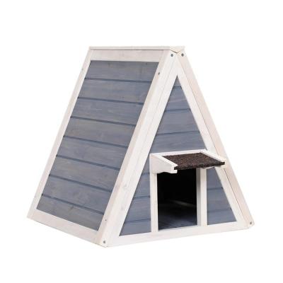 China Cat House Cat Shelter Outdoor Wooden Waterproof Breathable with Escape Door for Feral Kitties for sale