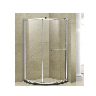 China Modern Custom Logo Bathroom Shower 6mm Tempered Glass Single Shower Room for sale