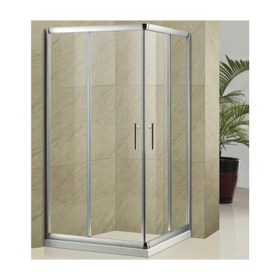 China Modern Hot Sale 6mm Tempered Glass Shower Door Double Sliding Shower Door From China for sale