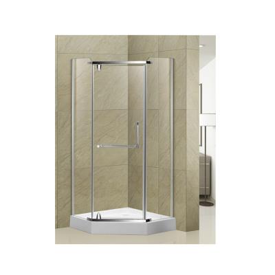 China China Factory Eco-friendly Rectangle Bath Shower Cabin Waterproof Tempered Glass Portable Shower Enclosure for sale