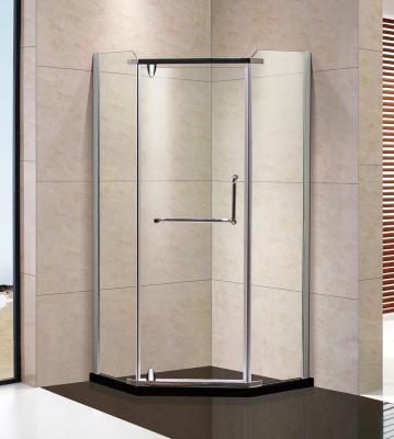 China China Manufacturer Modern Diamond Shaped Sliding Shower Door Stainless Steel Shower Enclosure for sale