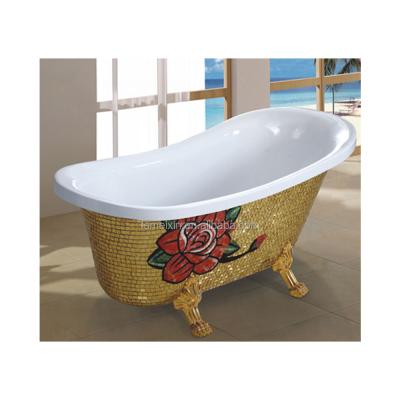 China Customized Modern Freestanding Portable Acrylic Bathroom Bathtub For Indoor for sale