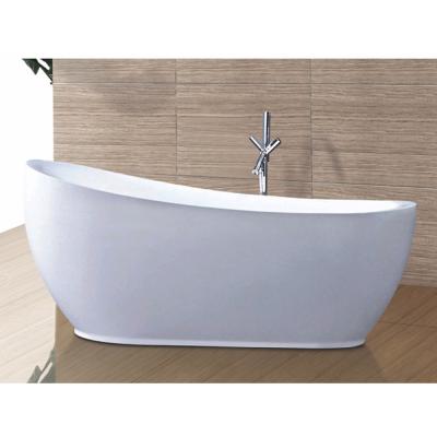 China China Factory Eco-friendly Bathroom Bathtub White Color Soaking Acrylic Freestanding Bathtub For Adults for sale