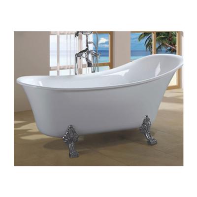 China Modern Direct Factory Freestanding Bathtub Clear Acrylic Bathtub With Legs for sale