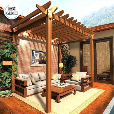 China Modern Design Outdoor High Quality Pergolas Waterproof Aluminum Garden Pergola en venta