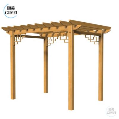 China Pergola Outdoor Gazebo Grape Trellis Gazebo Modern Design Waterproof Aluminum Pergola For Garden en venta