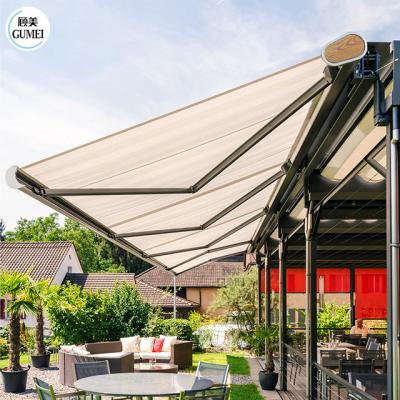 China High Quality Outdoor Patio Retractable Inside Pull Vertical Awning for sale