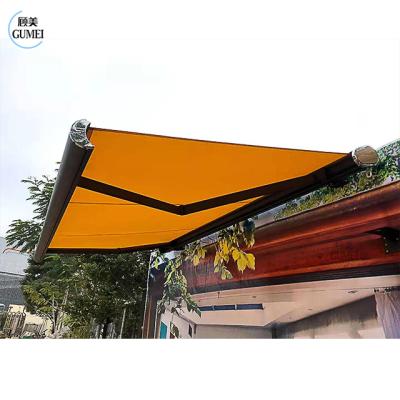 China Factory Direct Sale Free Standing Coffee Shop Sun Rain Protect Butterfly Awning for sale