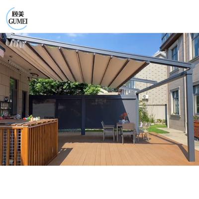 Китай Backyard Modern Waterproof Retractable Awning Electric Awnings Outdoor Roof продается