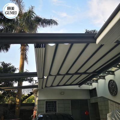 China Awnings Deck Covers Waterproof Retractable Awning Canopies Rain Canopy Sun Rain Protection Outdoor Te koop