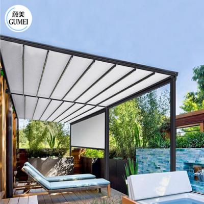 Китай Aluminium Waterproof Retractable Awning Roof Outdoor Awning for Restaurant Sunshading продается