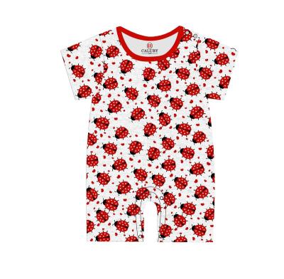 China Cotton 3-24 Months Baby Summer Short Sleeve Overalls Cotton Spot Design Is In Stock Baby Overalls 100% Cotton for sale