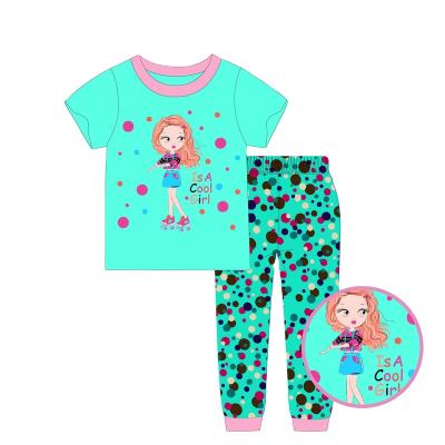 China Caluby Brand Summer Breathable 3-8 Years New Style Sleeve Pajamas Full Print Boy Short Series Children's Pants Wholesale for sale