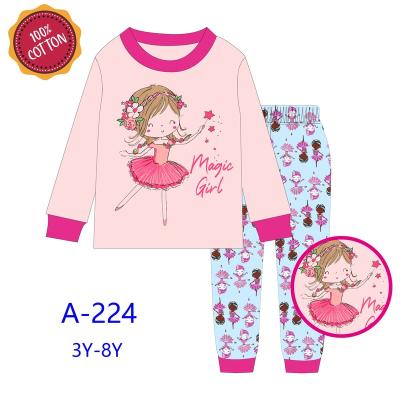 China Factory wholesale 100% breathable new design children's pajamas long sleeve cotton children pajamas pants 3-8 years old boys style new for sale