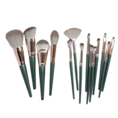 China Angular Blush Free Samples Factory Mej 4Pcs Custom Cheap Cosmetic Brush Set With Sponge for sale