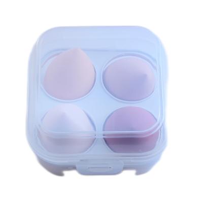 China Free Samples Heart Soft Sponges In With Bottle Stripe Puff And Box Wholesale Latex Ellipse Makeup for sale