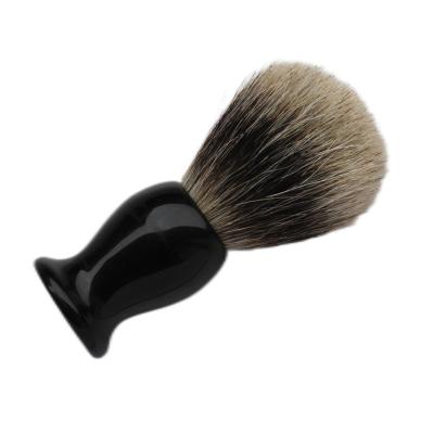 China Beauty Care Make Tools Free Samples 100% Animal Free Badger Shaving Brush With Black Wooden Handle For Men Wet Shave for sale