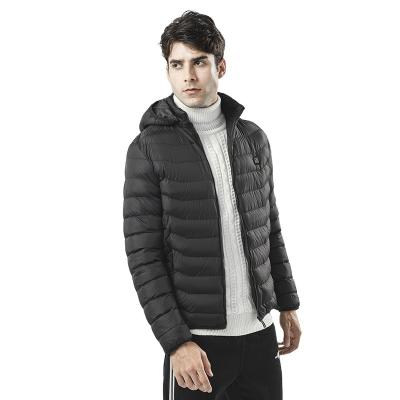 China 200318 Breathable USB Heated Jacket Outdoor Waterproof Winter Padding Warm Jackets For Men for sale