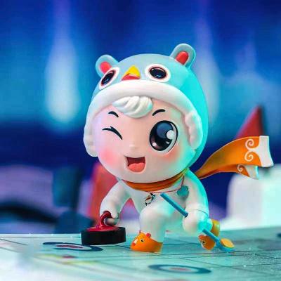 China 2022 New Authentic Baby Blind Box Snow Doll Soft China Ice Cream Cartoon Image Souvenir Handheld Figurine for sale