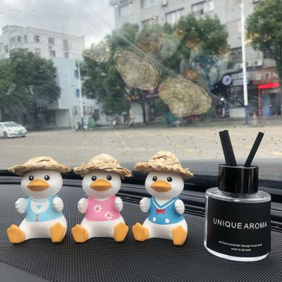 China Soft Frontier Automotive Vehicle Supplies Duck Car Aromaoka Car Console Decoration Center Supply Home Furnishing for sale