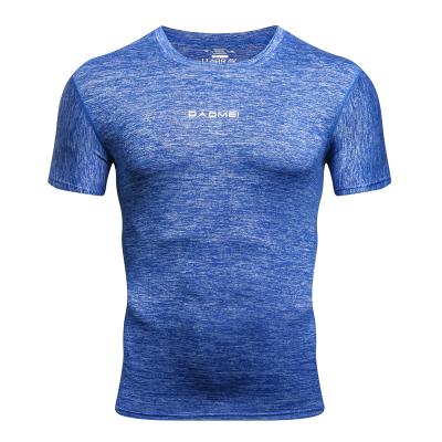 China Breathable Quick Dry Stretch 4 Way T-Shirt Sports Top Exercise Jogger Man Tech Regular Fit Shirts for sale