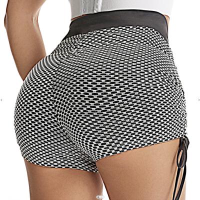 China Breathable Booty Butt Lifting Pants Crack! crack! Textured Bubble Workout Gym Yoga Shorts, New Arrival Fitness Yoga Shorts. for sale